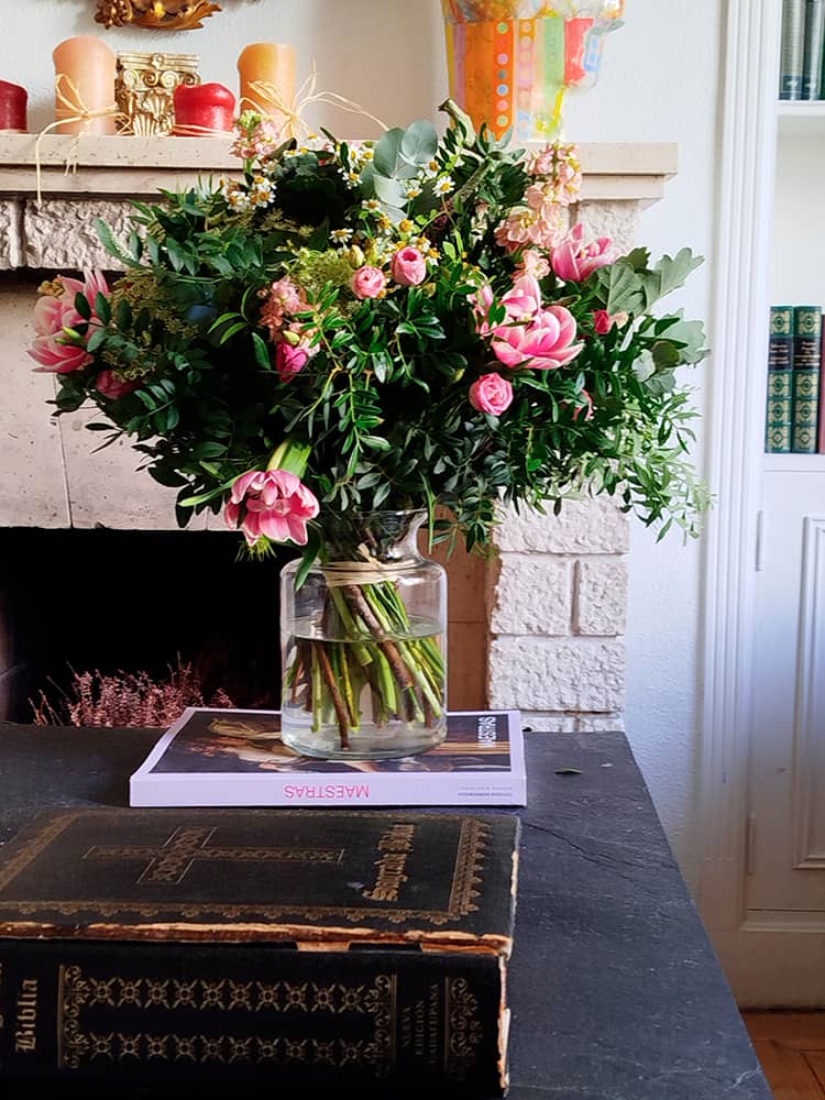 flores_chimenea Chimenea + Flores